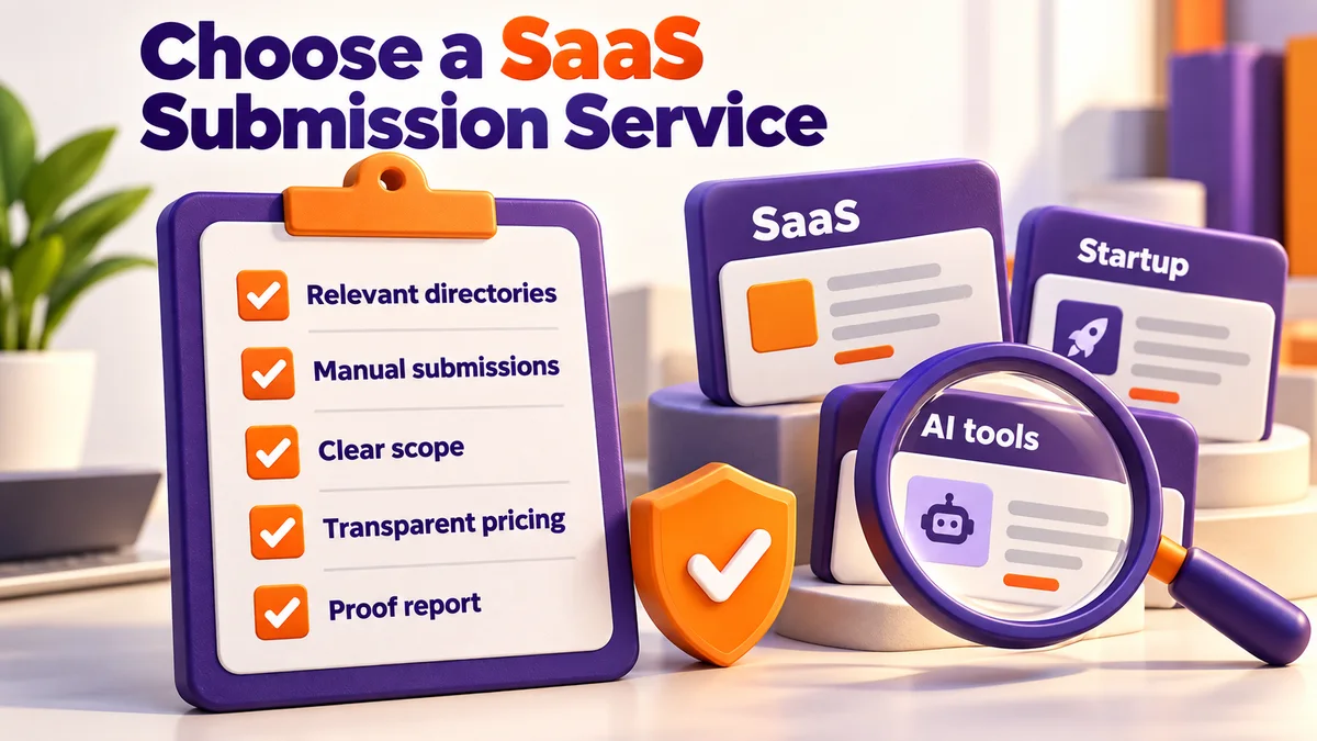 Checklist for choosing a SaaS directory submission service