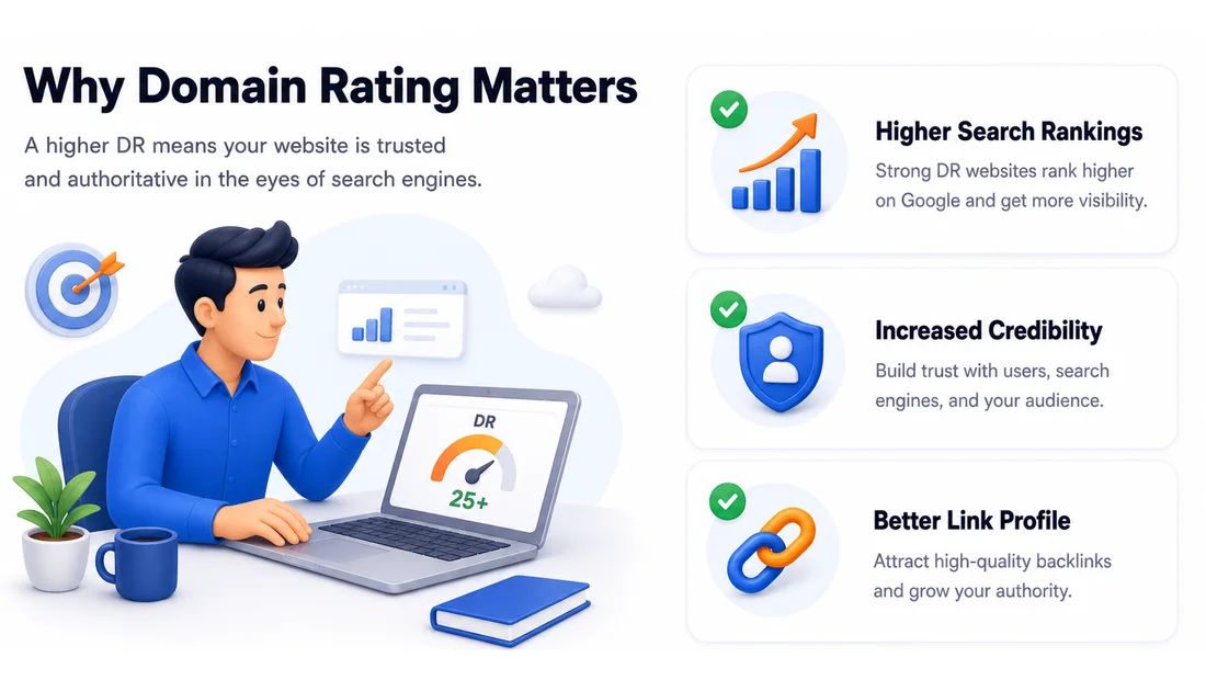 Why domain rating matters: higher rankings, increased credibility, and a better link profile