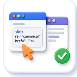 Canonical tag checker icon