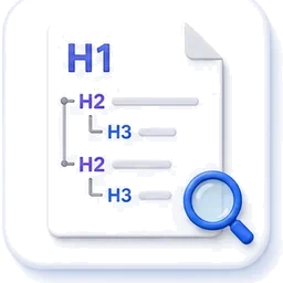 Heading structure checker icon