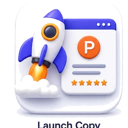Product Hunt launch copy generator icon
