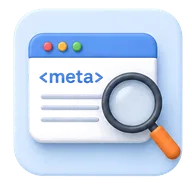Meta tag checker icon