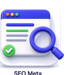 SEO meta description generator icon